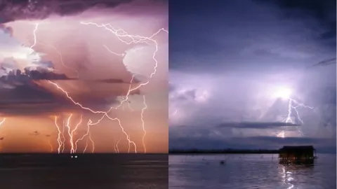 委内瑞拉卡塔通博闪电奇观