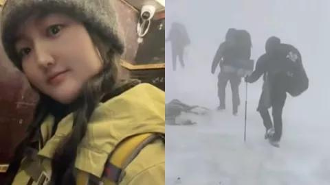 鳌太线5人违规穿越